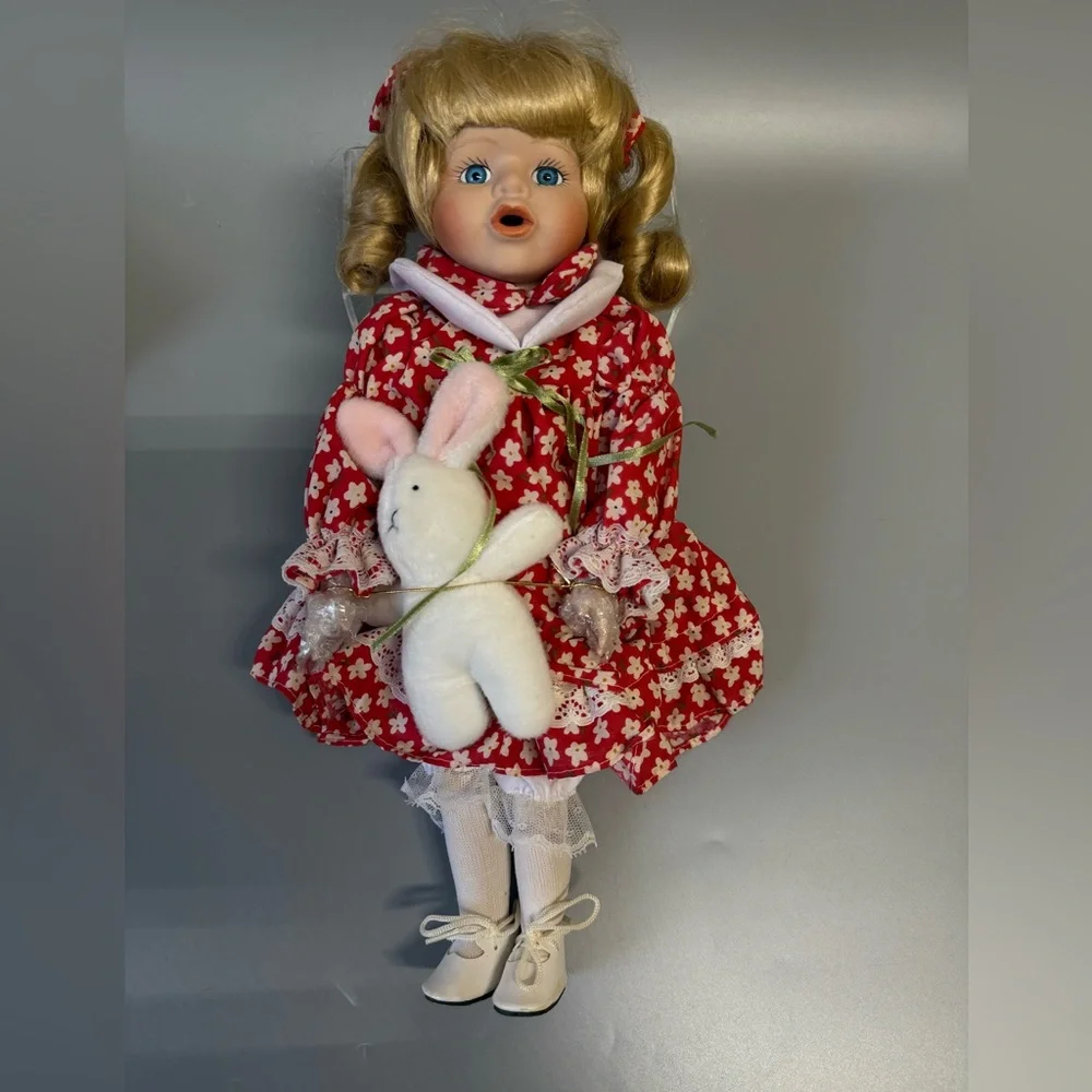 New with box Vintage Soft Expressions Porcelain Doll